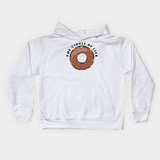 The Circle of Life - Funny Donut Kids Hoodie